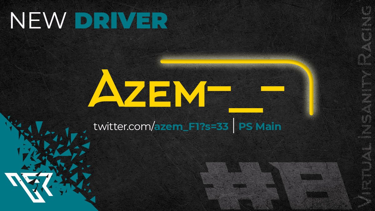 ✍️DRIVER ANNOUNCEMENT✍️

We are happy to welcome <a href="/azem_F1/">ET8_Azem-_-</a>  in the Team.

He showed his abilities in multiple races and we are happy having him driving for our Mainteam from now on.🤛

Hoş geldin Azem 🇹🇷