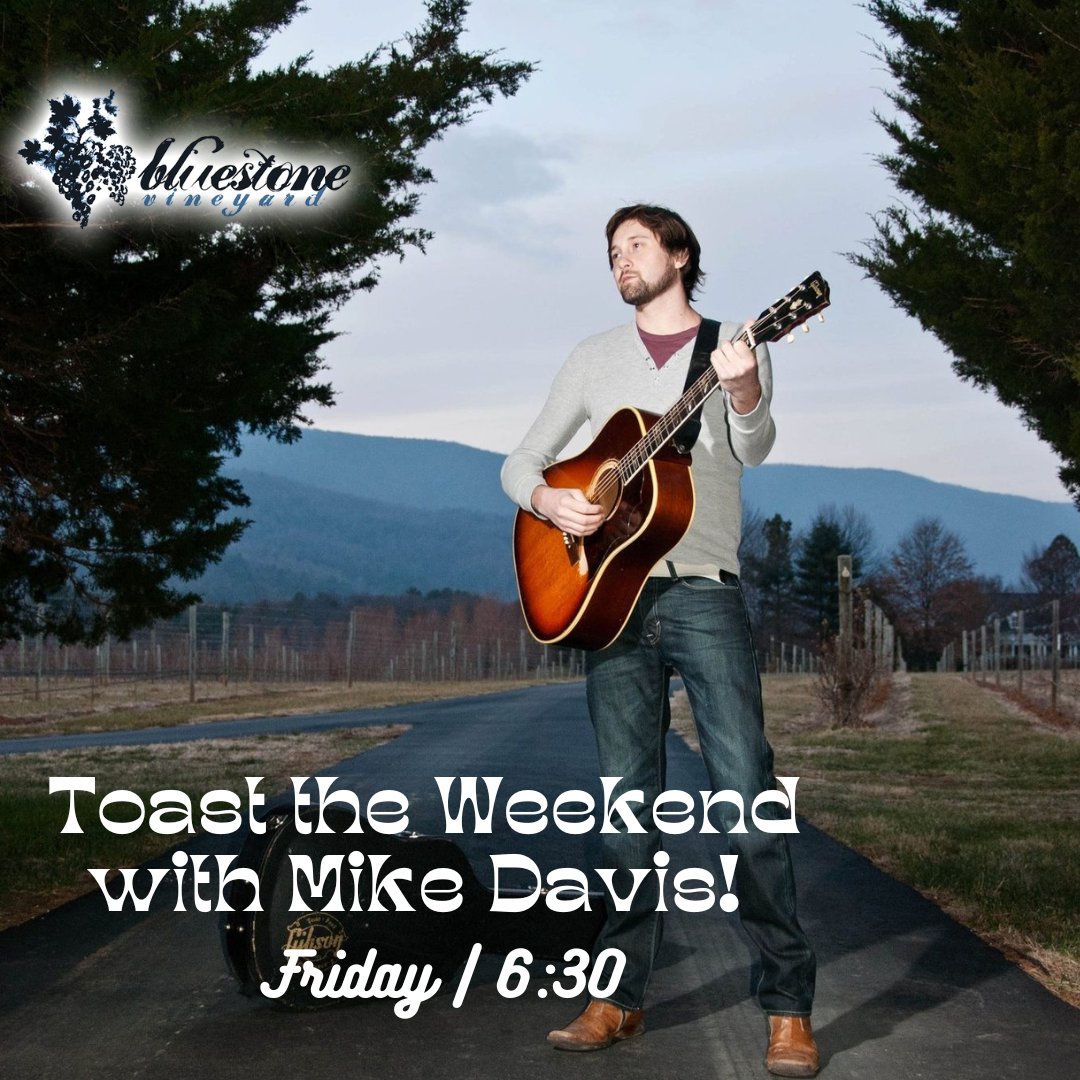 Don't forget that Toast the Weekend with Mike Davis is this Friday! You don't want to miss this one!