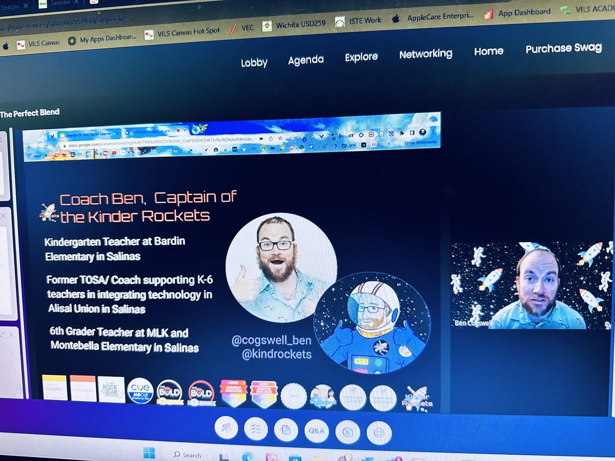 Who else loves blended learning?! Excited for this session with <a href="/cogswell_ben/">Coach Ben 🚀😎👍</a> #Connect2023