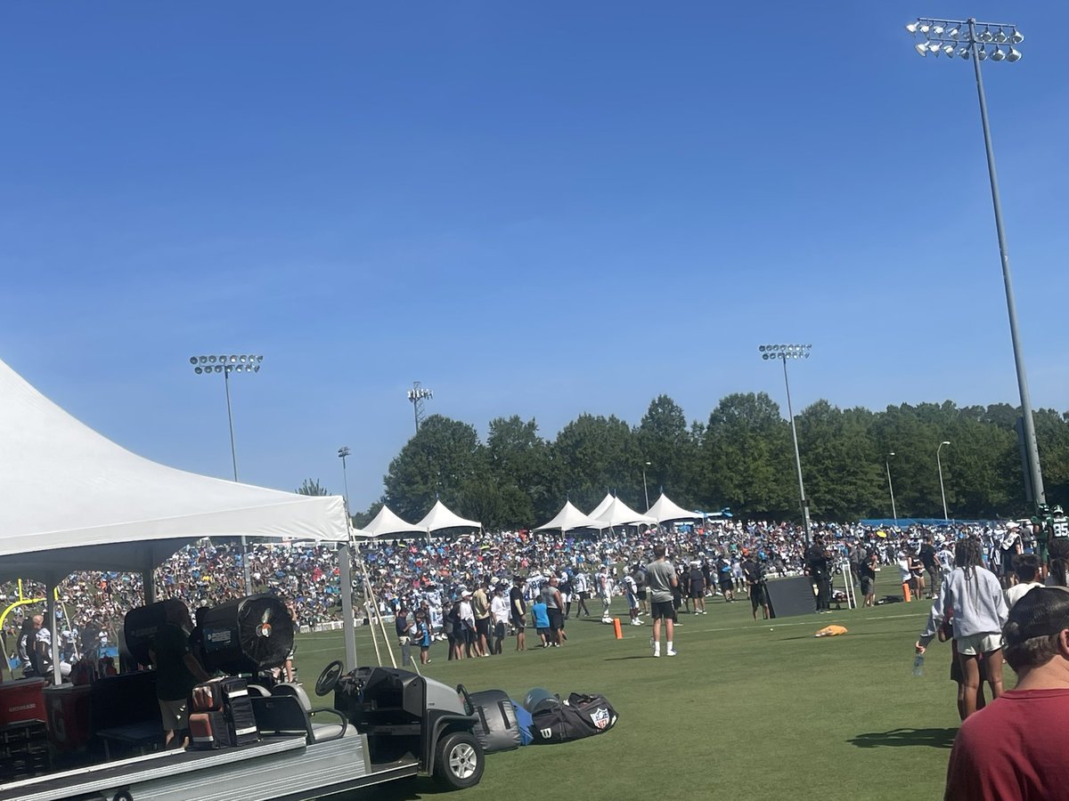 Panthers vs. Jets @ Wofford 
#NFLTrainingCamp2023

Great seeing family ❤️