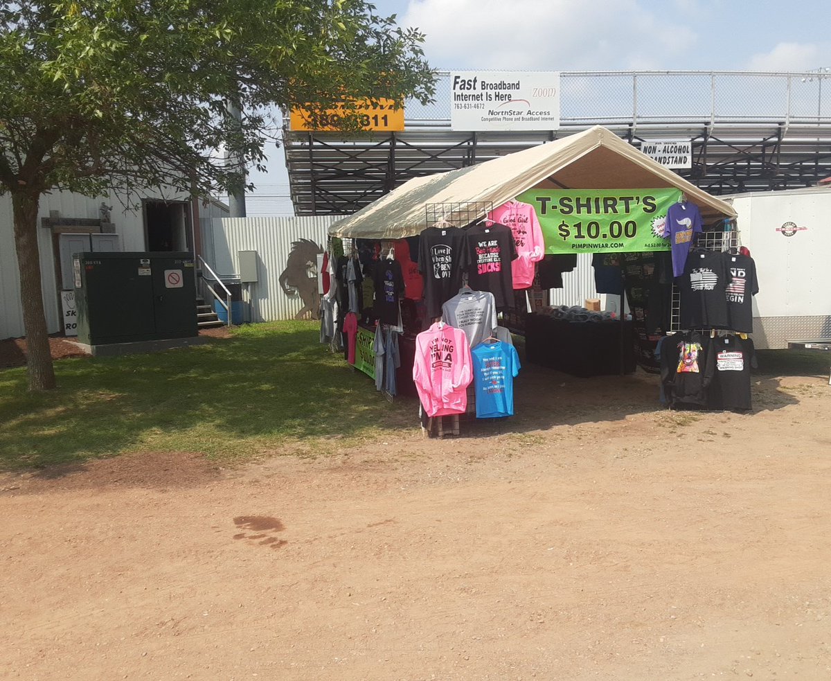 We are rolling at the Mille Lacs #Countyfair as the #tour2023 rolls on... #JustOnceBeforeIDie #VikingsCamp pimpinwear.com