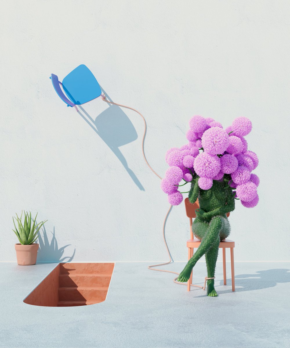 It has been a long time, haven't posted anything here since Twitter.  This is one of my latest works.

Growth 

#3dart #digitalart #illustration