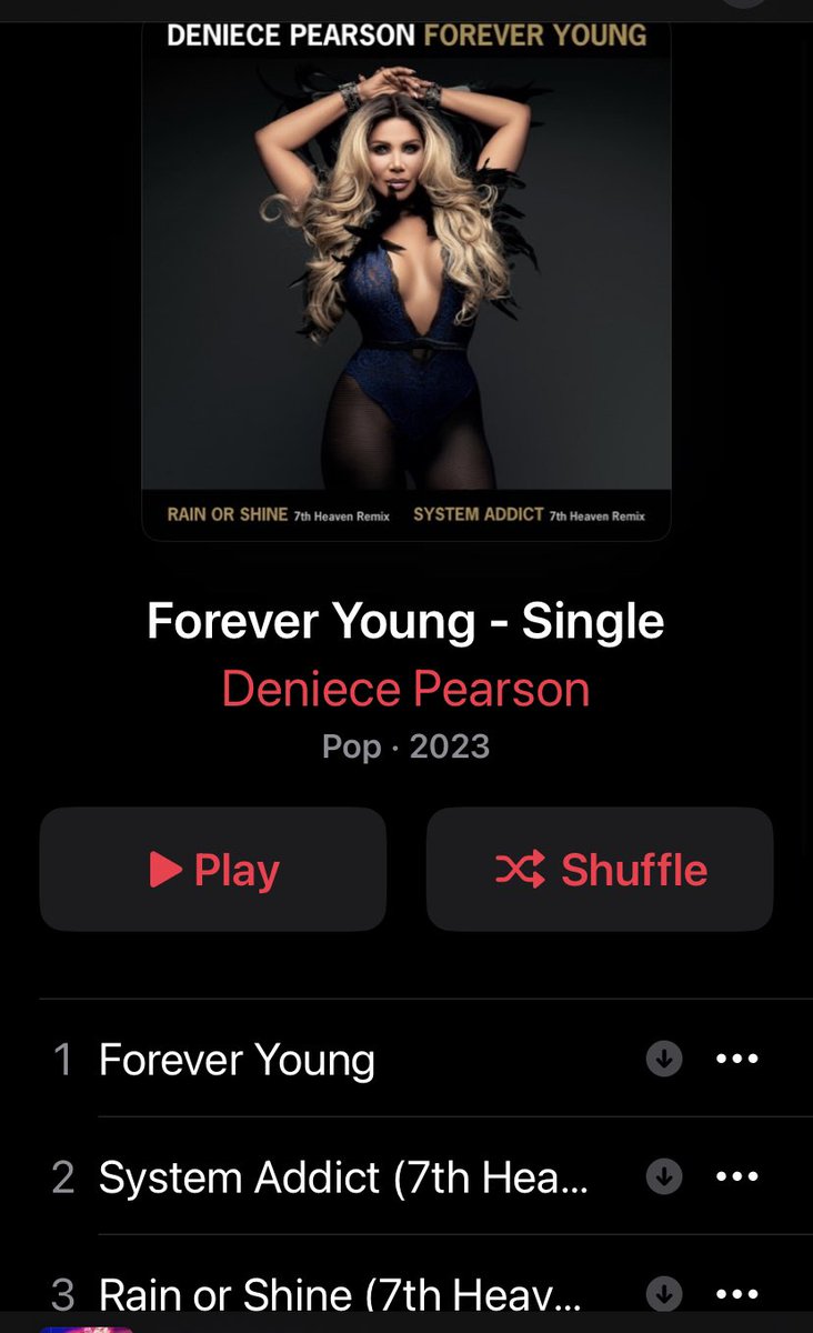 PapaJianX's tweet photo. Great summer track from @DeniecePearson #ForeverYoung and two great remixes of @5starofficial #SystemAddict and #RainOrShine courtesy of @7thHeavenRmx who are by far the most consistent for great remixes since #ShepPettibone. ❤️💋 https://t.co/DFumyyqzH1