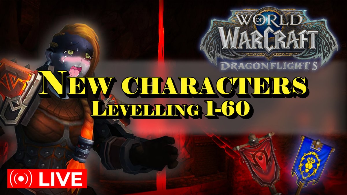 🔴LIVE NOW!🔴

am I a WoW streamer now?.. I don't wanna be a WoW streamer 😭

Chill one tonight, finishing off Allied races and levelling some new characters! Come hang out:

youtube.com/watch?v=vCzSJy… 

#worldofwarcraft #livestreaming #youtubechannel #ytstreamer
