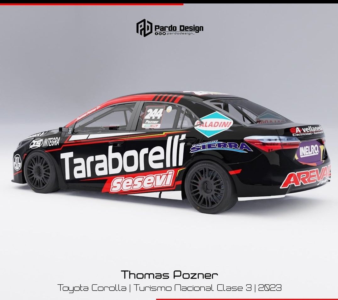Joaquin Ruinetti (@cocoruinetti) on Twitter photo Ya tenemos diseño para el Toyota Corolla con el que debutará Thomy en la Clase 3.
<a href="/pozner_thomas/">Thomas Pozner</a>
<a href="/pardodesign_/">Pardo Design</a> Ya tenemos diseño para el Toyota Corolla con el que debutará Thomy en la Clase 3.
<a href="/pozner_thomas/">Thomas Pozner</a>
<a href="/pardodesign_/">Pardo Design</a>