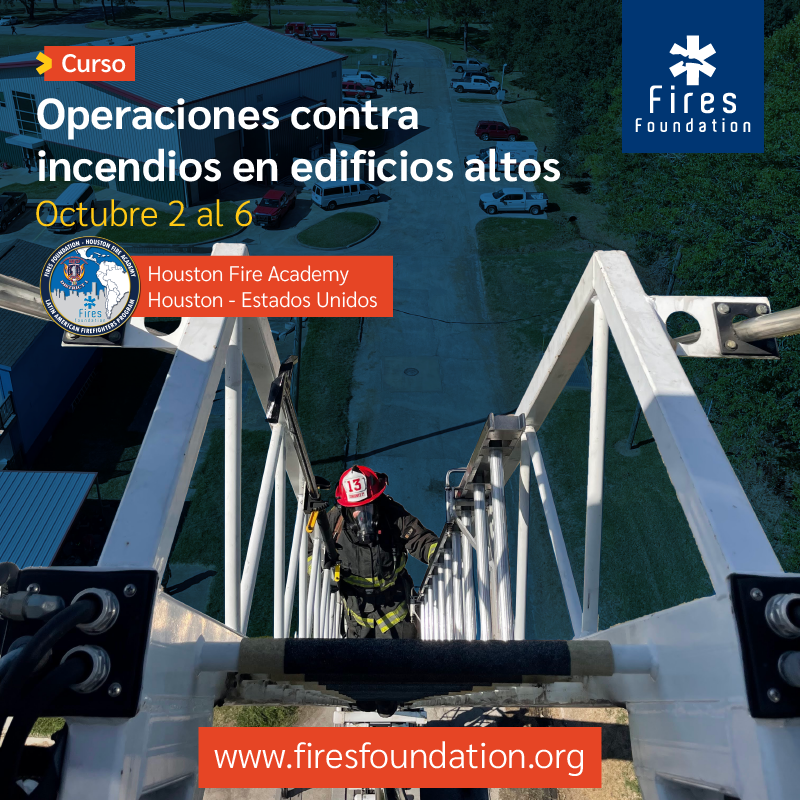 Firesfoundation's tweet photo. En Octubre estaremos en Houston Fire Academy. Curso de Operaciones contra incendios en edificios altos. información y registro en https://t.co/7WgAKm17B0 https://t.co/XPbWHHve9F