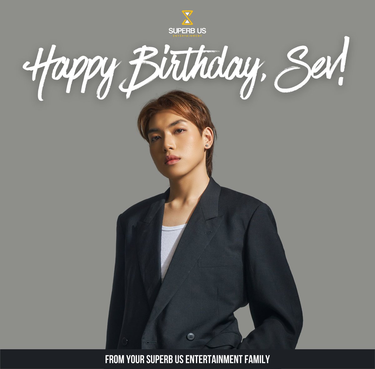 SuperbUs_ent's tweet photo. Happiest Birthday to our awesome main vocalist and bunso of @PressHitPlay, Sev! 🎂🎉

From your Superb Us Entertainment Family 💚

HAPPY BDAY ROR KING
#PHP_SEVirthDay #HappyRoRDay #Press_Hit_Play @s_sev__ https://t.co/hkXJl6TgfQ