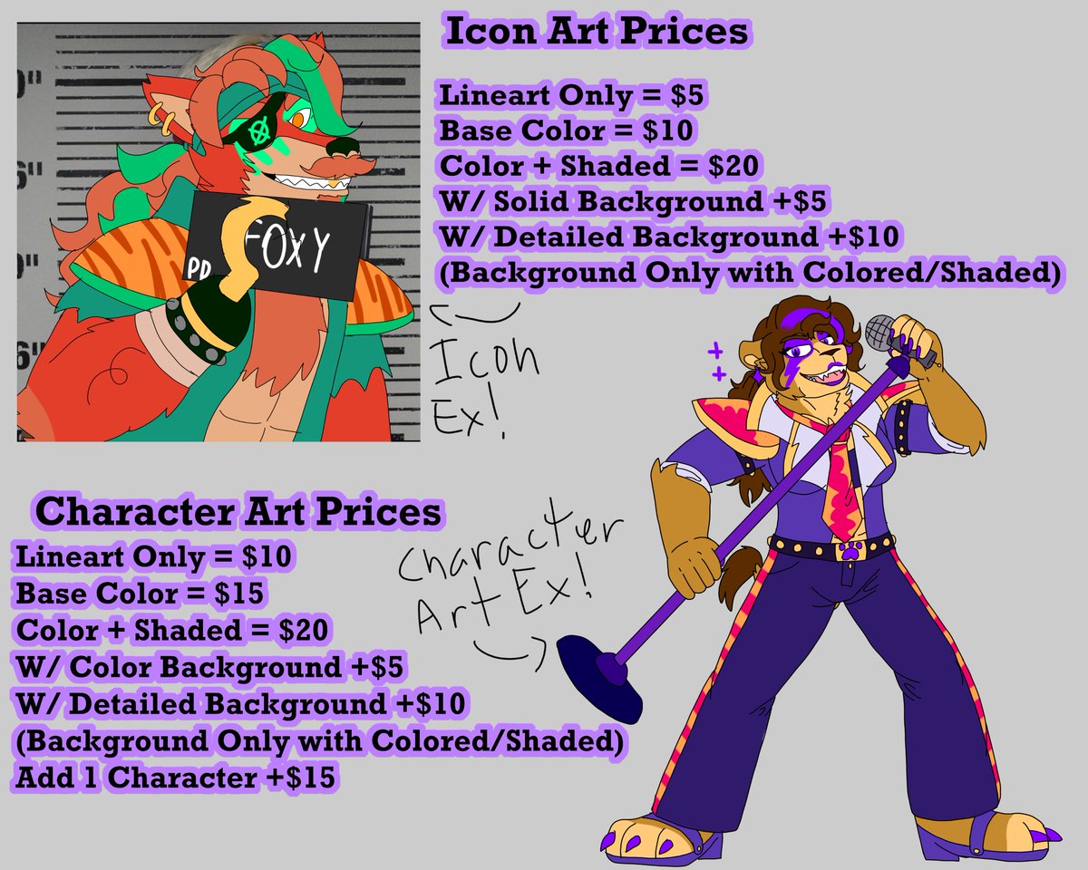 DemShitpostsBro's tweet image. I finally can announcement this- ART C0/MMS ARE OPEN! The images are the rules and prices! For now, it&apos;s only Cashapp as payment but I&apos;ll soon find other ways to pay me (thread will be made)
If interested, my Discord is latetothefandom. We can discuss about it there ^^