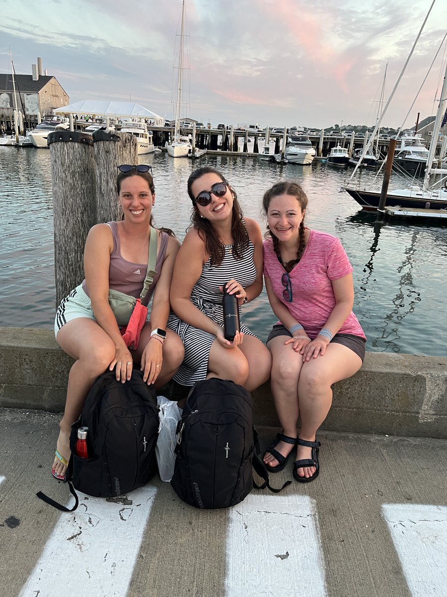 Jéssica, Ana, and Jessica showed their Wyss pride while spending the day in Provincetown, MA. #WyssInTheWorld