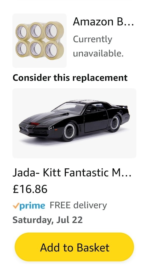 catdackombe's tweet photo. Think Amazon may need to look again at there suggested replacements. https://t.co/a7EO3bpPXk