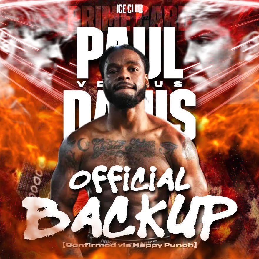 conceptsonx's tweet photo. ‼️ @_HasimRahmanJr is the official backup opponent for #PaulDanis 🥊 https://t.co/thsDV3HA9n