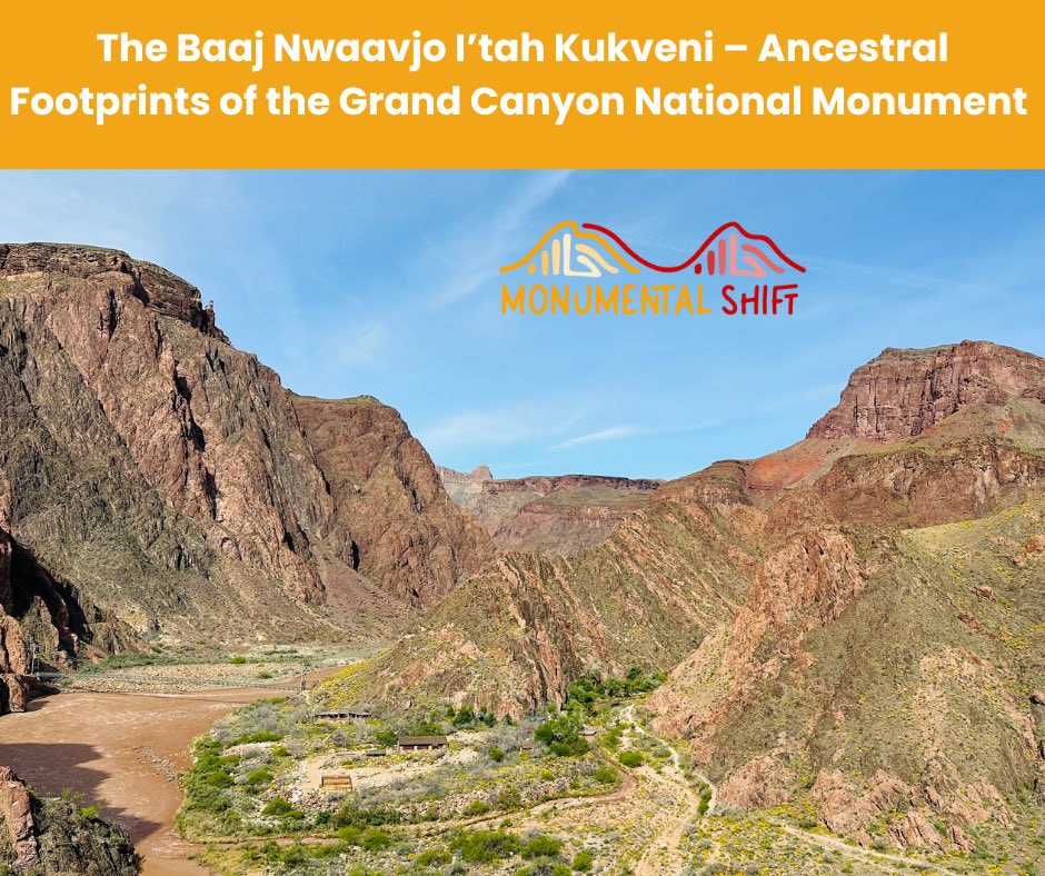 The new Baaj Nwaavjo I’tah Kukveni – Ancestral Footprints of the Grand Canyon National Monument
aligns with our shared vision of a more inclusive, equitable, &amp; sustainable future.  Thank you, @potus, for honoring Indigenous communities' cultural heritage. #keepitgrand
