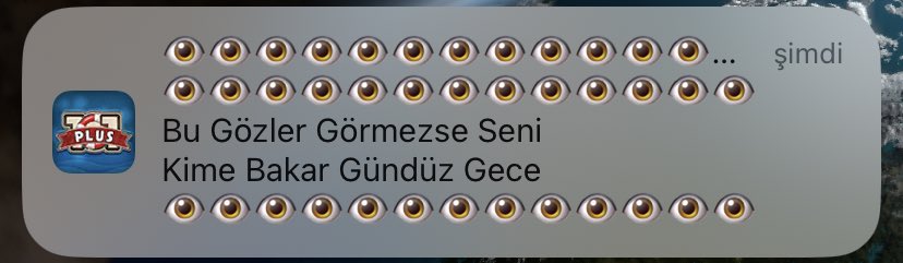 Sen şimdi ne romantik mesajlar alıyorsundur…….