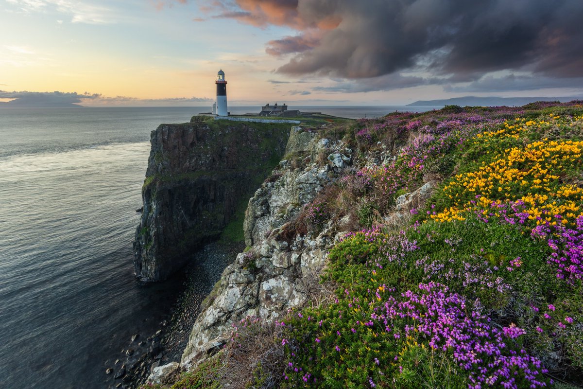 Colours of Rathlin 

This is my first image since snow in the Mournes in January! This time it’s a summer sunrise at Rathlin Island’s east lighthouse, with a carpet of Heather and gorse typical of Rathlin in august.