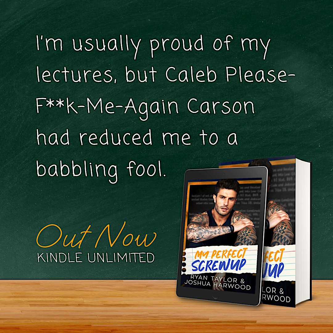 OUT NOW - MY PERFECT SCREWUP: MM, Second Chance, Age Gap (Professor/Student), College Romance. #KindleUnlimited #mmromance Amazon: linktr.ee/ryan.josh #gayfiction #mmbooks #BookTwitter #mmreads #NewRelease #OutNow #booktwt #mmreaders #promoLGBTQ #promotwt #RomanceReaders