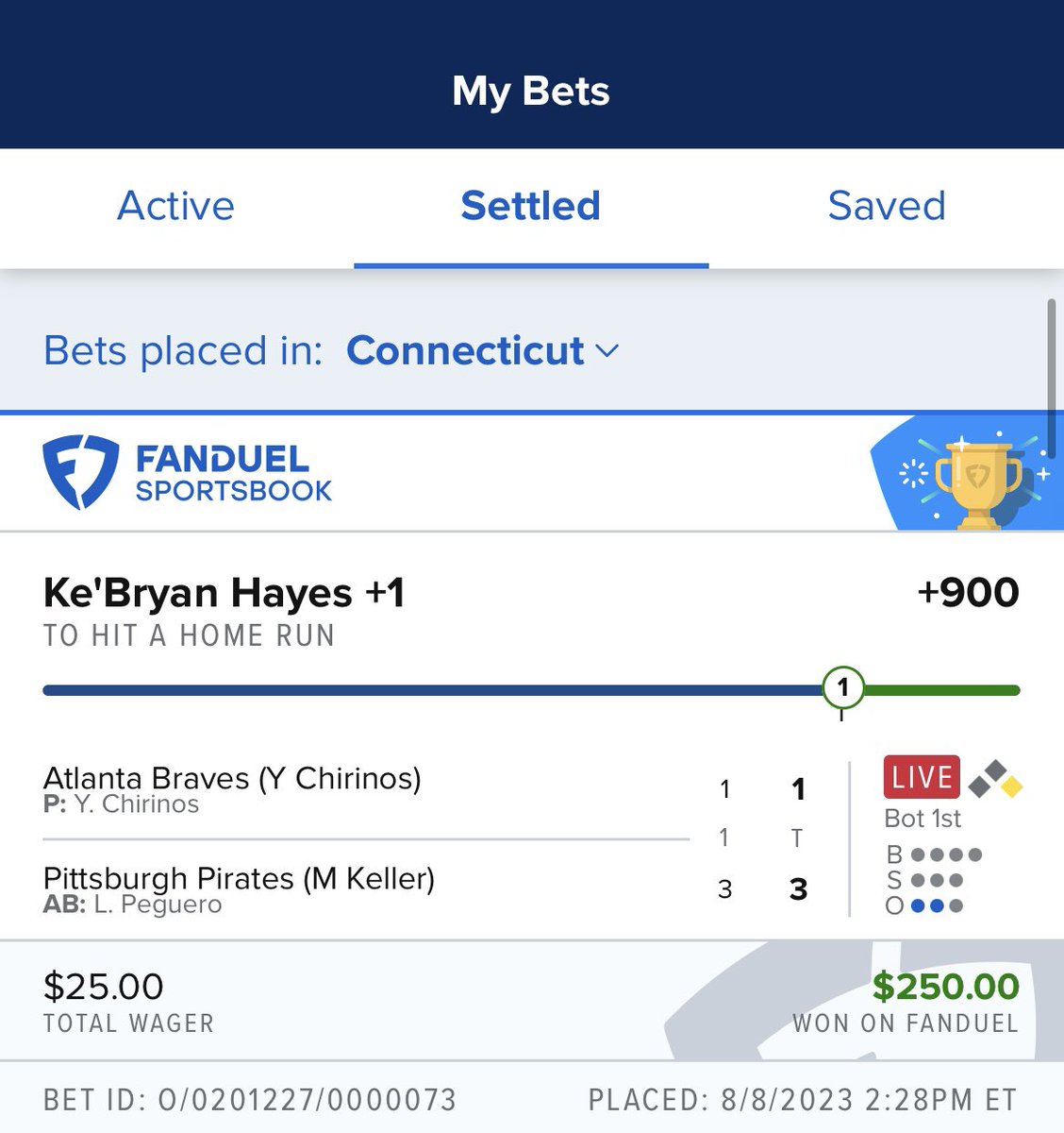 ridgewood_locks's tweet photo. Was there any doubt?  There’s no better day of the week then Dinger Tuesday. $25 in free bets and a nice $250 to sprinkle on top. Stay tuned for more locks and the next Dinger Tuesday player to smash🔐 https://t.co/CNlJK6XtIL