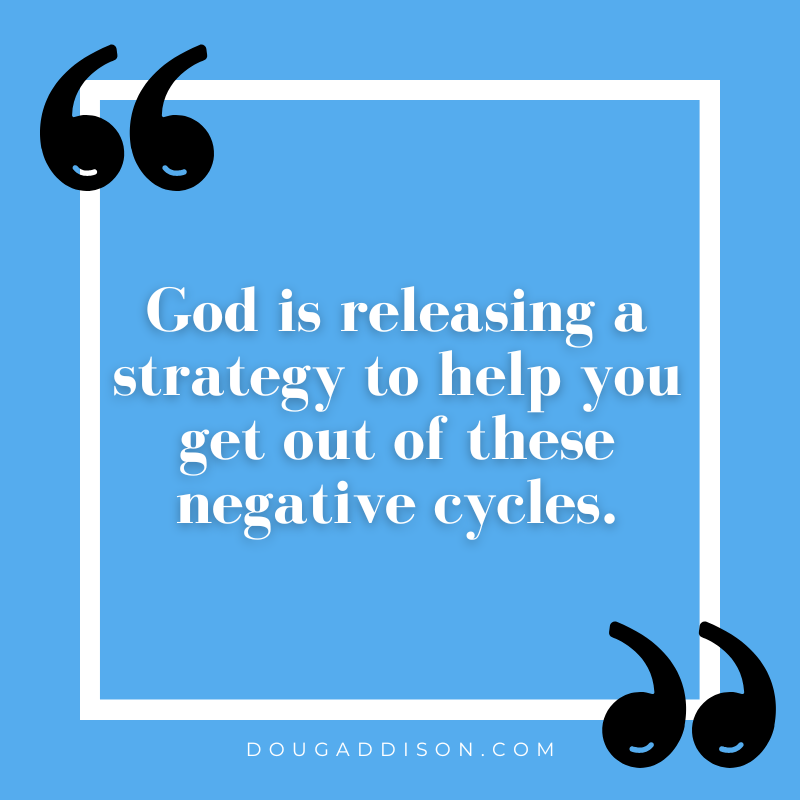 dougtaddison's tweet photo. The enemy has been over-attacking you and trying to make you think God is doing it. He’s trying to get you angry at God and other people so that he can accuse you. But God is releasing a strategy to help you get out of these negative cycles. https://t.co/JwfO2rUfIV