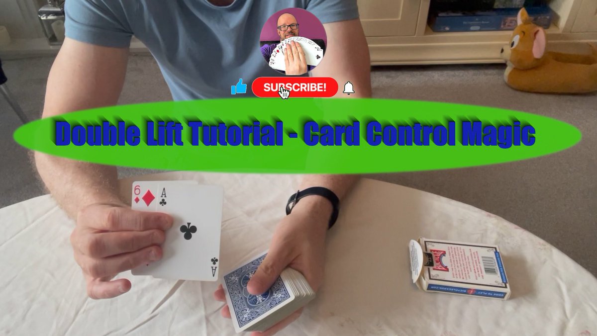 ChrissMagic1's tweet photo. Catch the new tutorial on https://t.co/vNa2lLiScO in 35 mins.
Learn the Double Lift, a very important sleight in magic
#magic #magician #tutorial #magictrick #magictricks #cardmagic #cardteicks #cardtrick #beginnermagic #magictutorial #magictutorials https://t.co/Dto62FJ5Xr