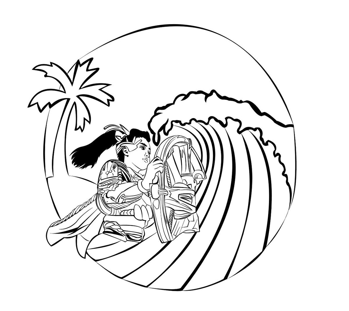 AloyTweets's tweet photo. My first attempt at doing a Seyka fanart. Black and White WIP. I wonder how it will look with some color?
#HorizonForbiddenWest #BeyondTheHorizon #HorizonForbiddenWestBurningshores #HorizonZeroDawn #fanart #photoshop #Illustrator #Seyka https://t.co/6ljvSSdkmI