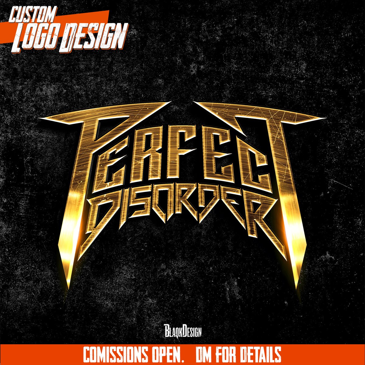 BlaqkDesign's tweet photo. 🔥 Logo Design for Perfect Disorder from Utah 🎸
🤘 Hard rock vibes and fresh tunes! 2000+ bands worldwide trust me with their logos! Let's rock yours too!

 DM me for details and let's bring your vision to life! 🚀

#hardrock #rockmusic #bandlogo #PerfectDisorder #UtahMusic https://t.co/CGHrDXPcZm