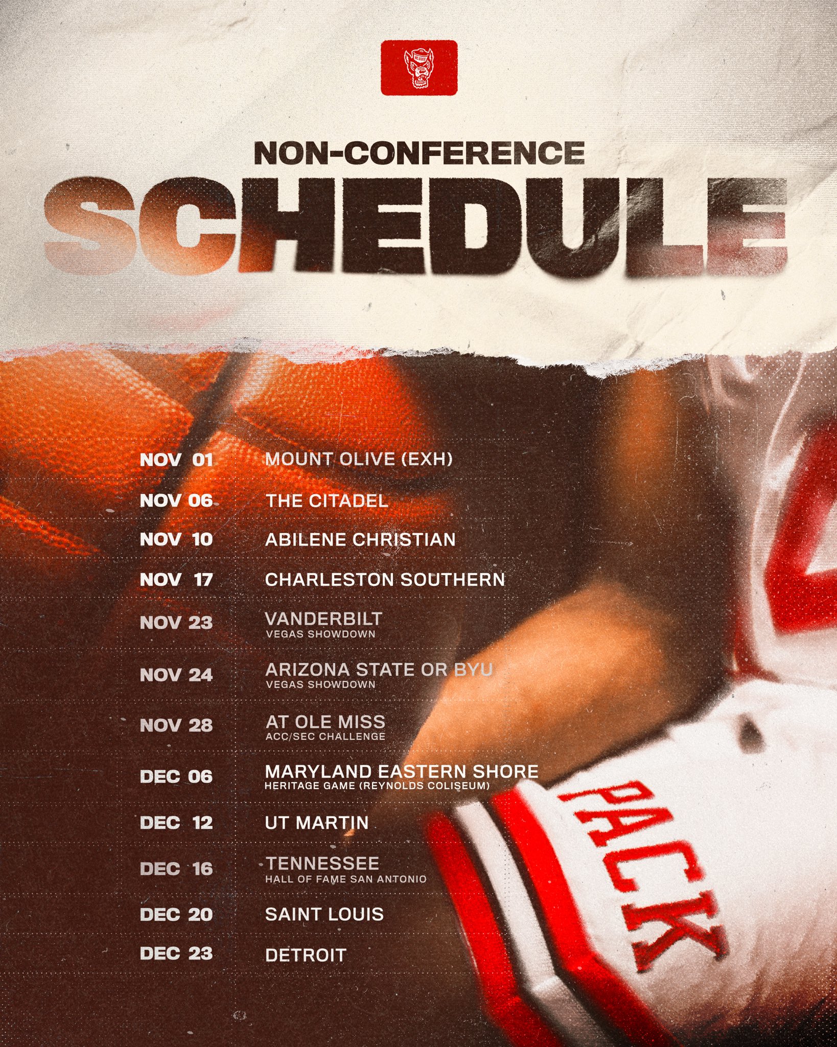 Nc state cheap basketball schedule