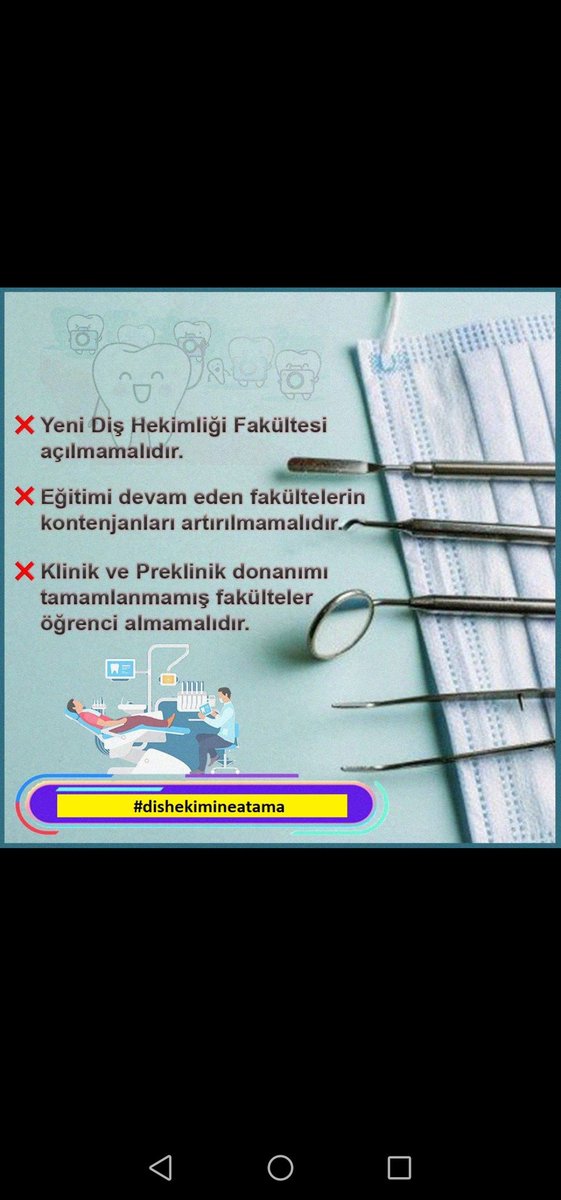 elifk199's tweet photo. Fakülteler duvarlardan ibaret olmamalı, içinde mesleğimize yakışır nitelikli eğitim alınmalı artan kontenjanlar yüzünden hekimler işsiz hekimler atama bekliyor #dishekimineatama 
@saglikbakanligi @drfahrettinkoca @TDB_TDA @DisKamu @hekimsen @tarikismen @prfmuratkaraman https://t.co/FNxRMLkJXY