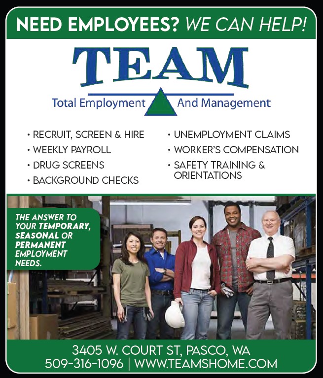 Are you a business owner, or a manager of a business looking for employees? Then give us a call, we can help you find employees for your labor needs!
📷509-316-1096
3405 W. Court St Pasco, WA 99301