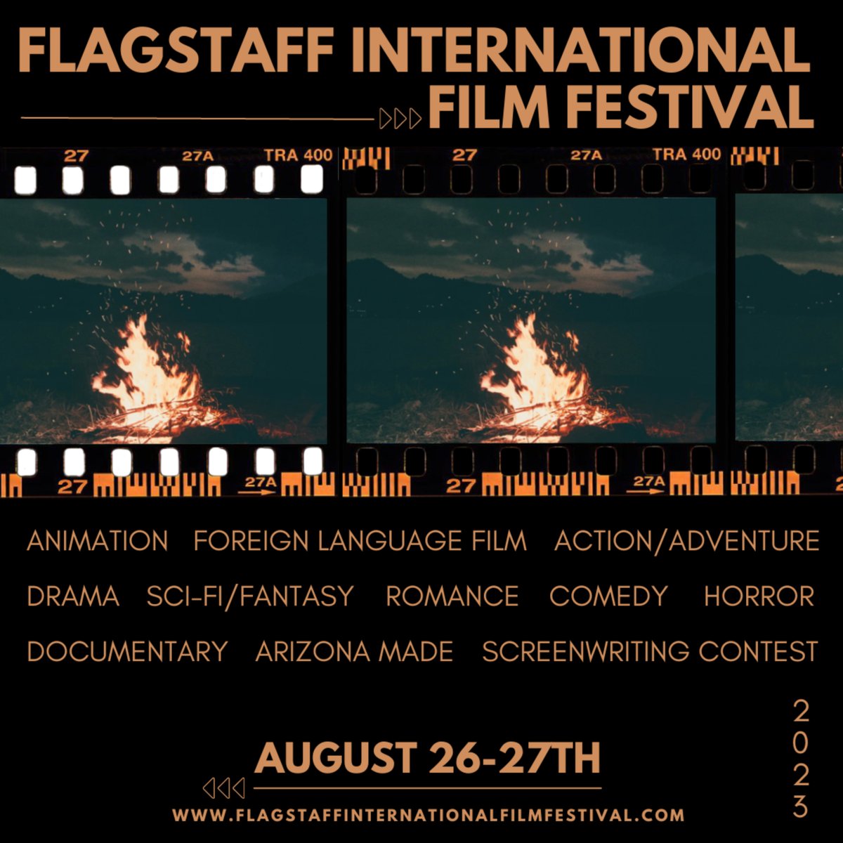 Immerse yourself in the richness of cultures, stories, and emotions, as we showcase the power of cinema at the 1st Annual Flagstaff International Film Festival, August 26-27, at the Orpheum Theater! 🎞️ #DiscoverFlagstaff #FlagstaffInternationalFilmFest #FilmFestival