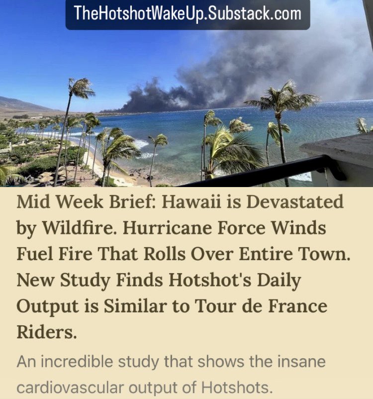 HotshotWake's tweet image. New Episode Out: (Link in my bio)
On Today’s Show: 

Wildfires in the town of Lahaina, Hawaii destroy numerous homes.

The Coast Guard is rescuing folks who jumped into the Ocean to escape the smoke and flames. 

Firefighters injured, and multiple homes and businesses were lost.…