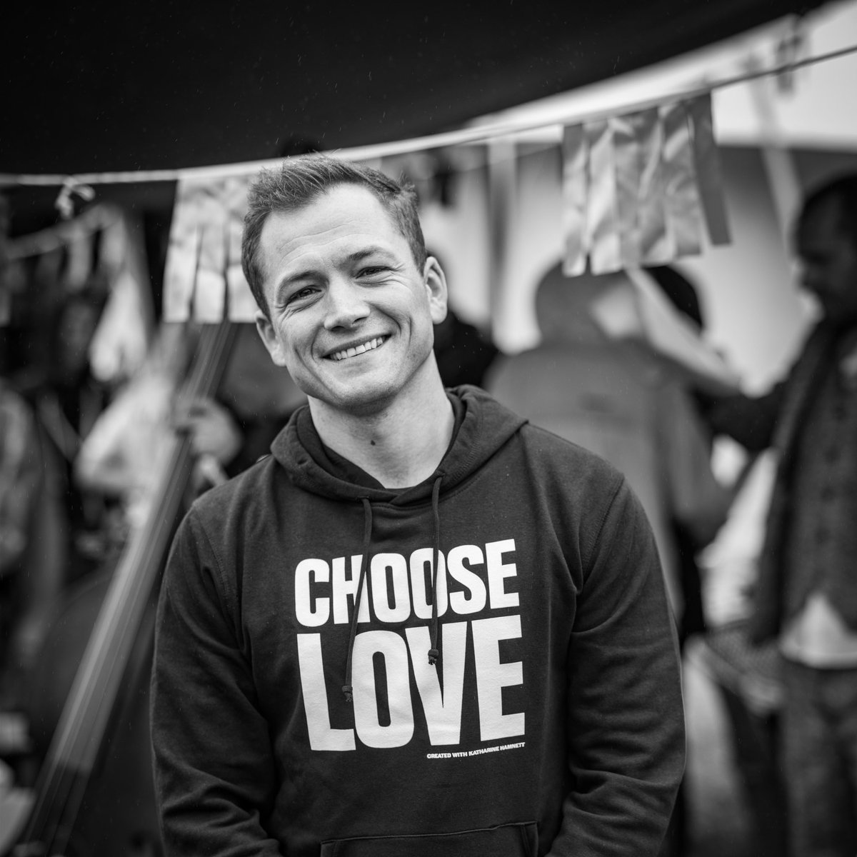 📸 Taron Egerton backstage at Letters Live last Saturday🤍