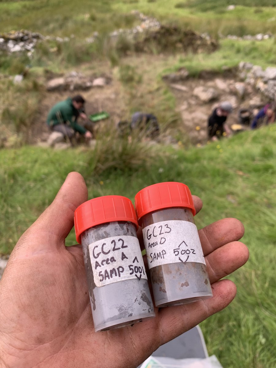 EddieCStewart's tweet photo. #ScotlandDigs2023 #Glencoe2023 We've had another great day on site today! 

We'll be carrying out a range of environmental sampling to better understand subsistence practices at this upland settlement. 🌾

Check out our blog- https://t.co/HtL0CTOPk8 https://t.co/43mSaWu23X