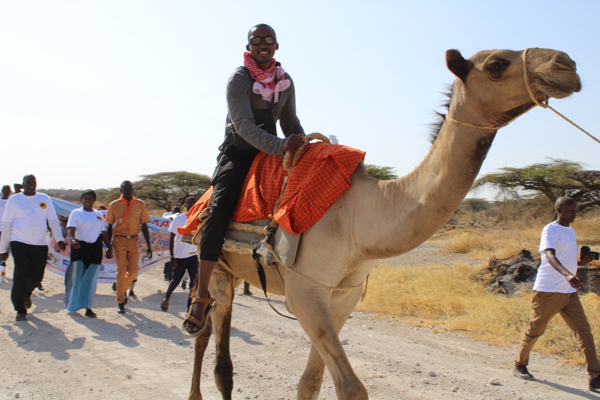RPPL006's tweet photo. Along with our partners,we successfully completed the 6 days Annual Camel Caravan walk today. We hope to see voices of our communities heard by @Ewasonorth as the lead government agency to collectively restore the Ewaso Ng'iro North ecosystem @Kenya_IMPACT #camelcaravan2023 https://t.co/hVvRver4gd