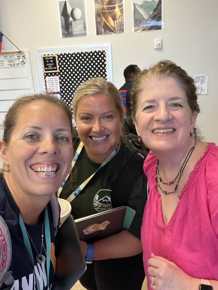 Having so much fun at #MISDLAUNCH day and getting to see smiling faces like these! #MISDProud Huge shoutout to <a href="/kklaster/">Kathryn Laster (she/her)</a> for always providing amazing learning sessions our teachers love! #FunLearning #LoveLearningFromTheBest