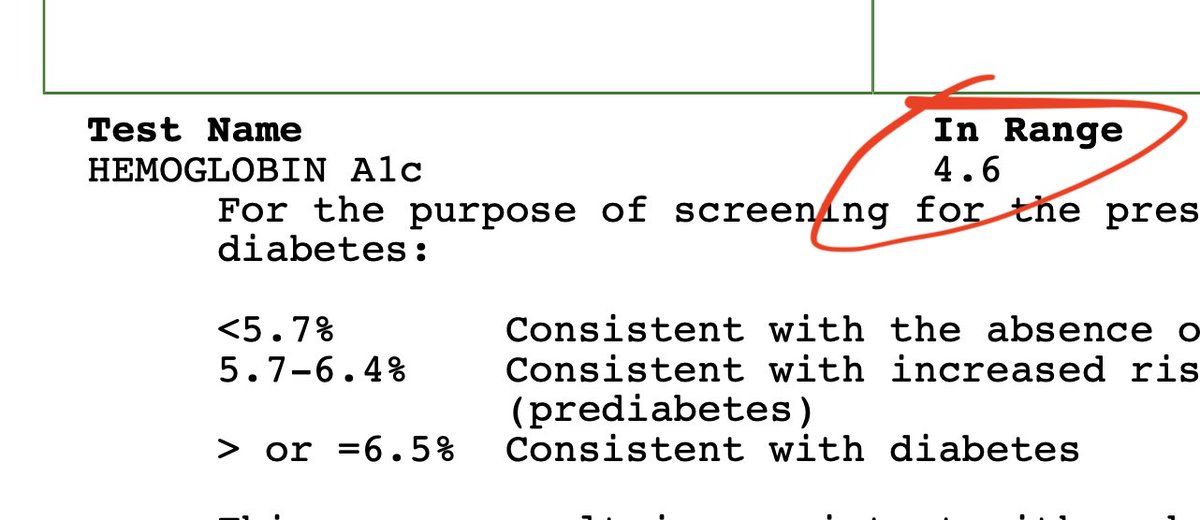 I'm a T1 diabetic. This is my latest A1c. 'Diabetics are entitled to normal and non-diabetic blood sugars' -Dr. Richard Bernstein