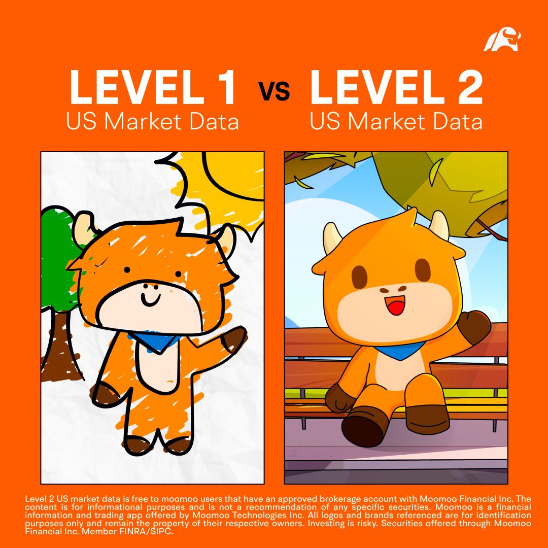 moomoo's tweet photo. A great visual 'representation' of the benefits of Level 2.

#moomoo #investing #investment #stocks #financial #finance #investwithmoomoo #stockmarket #stocktrading #level2 #level2data #LV2 #LV2data #freelv2

Moomoo is a financial information and trading app offered by Moomoo Technologies Inc. Securities are offered by Moomoo Financial Inc., Member FINRA/SIPC.