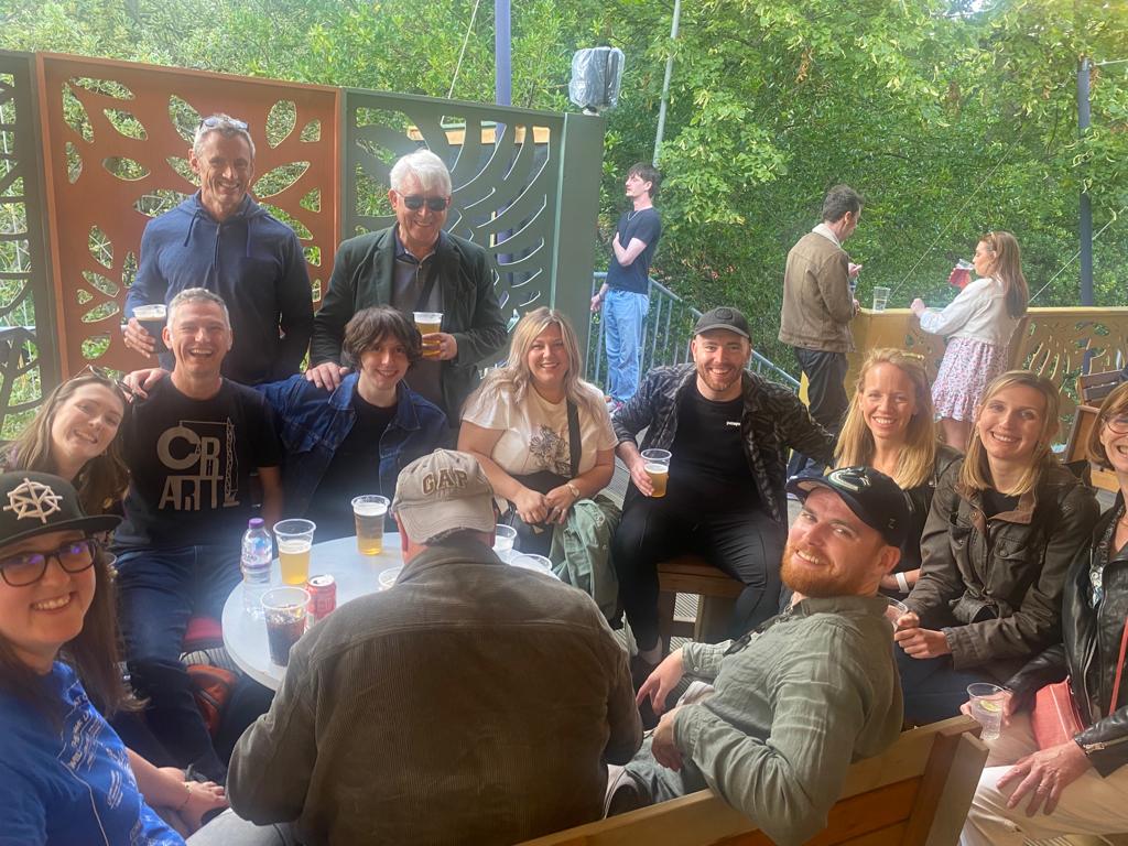 SMGgateway's tweet photo. Team day! 🥳🤠Full squad out at the Edinburgh Festival yesterday. Wonderful to catch up with our @JrsResearch pals too! https://t.co/TPcG3EVuHi