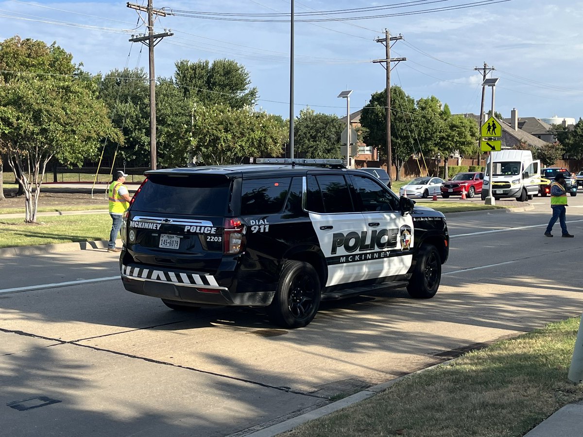 LarryNBC5's tweet photo. #BREAKING McKinney Police confirm that a 15-year-old was struck and killed this morning. It was first day of school for Frisco ISD. School district referring all questions to police. https://t.co/aIL7hM7WLO