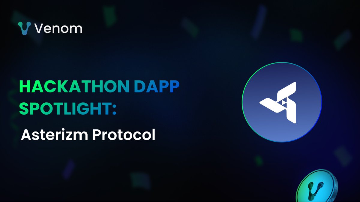 [1/4] Venom Hackathon DApp Spotlight: Asterizm Protocol A moment of recognition for @Asterizm_layer for their honorary mention in the Tools & Infrastructure Track Their solution offers efficient & secure cross-chain transactions, merging security with cost-effectiveness.
