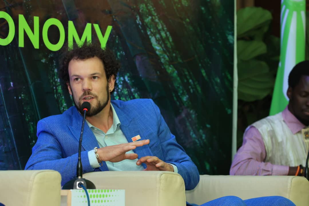 Earlier today..#GE2023
<a href="/easyhousing2/">Easy Housing</a> envisions #AhomeForEveryone  through building affordable and #sustainable homes for Ugandans using timber. 

 #Sustainability #EasyHousing