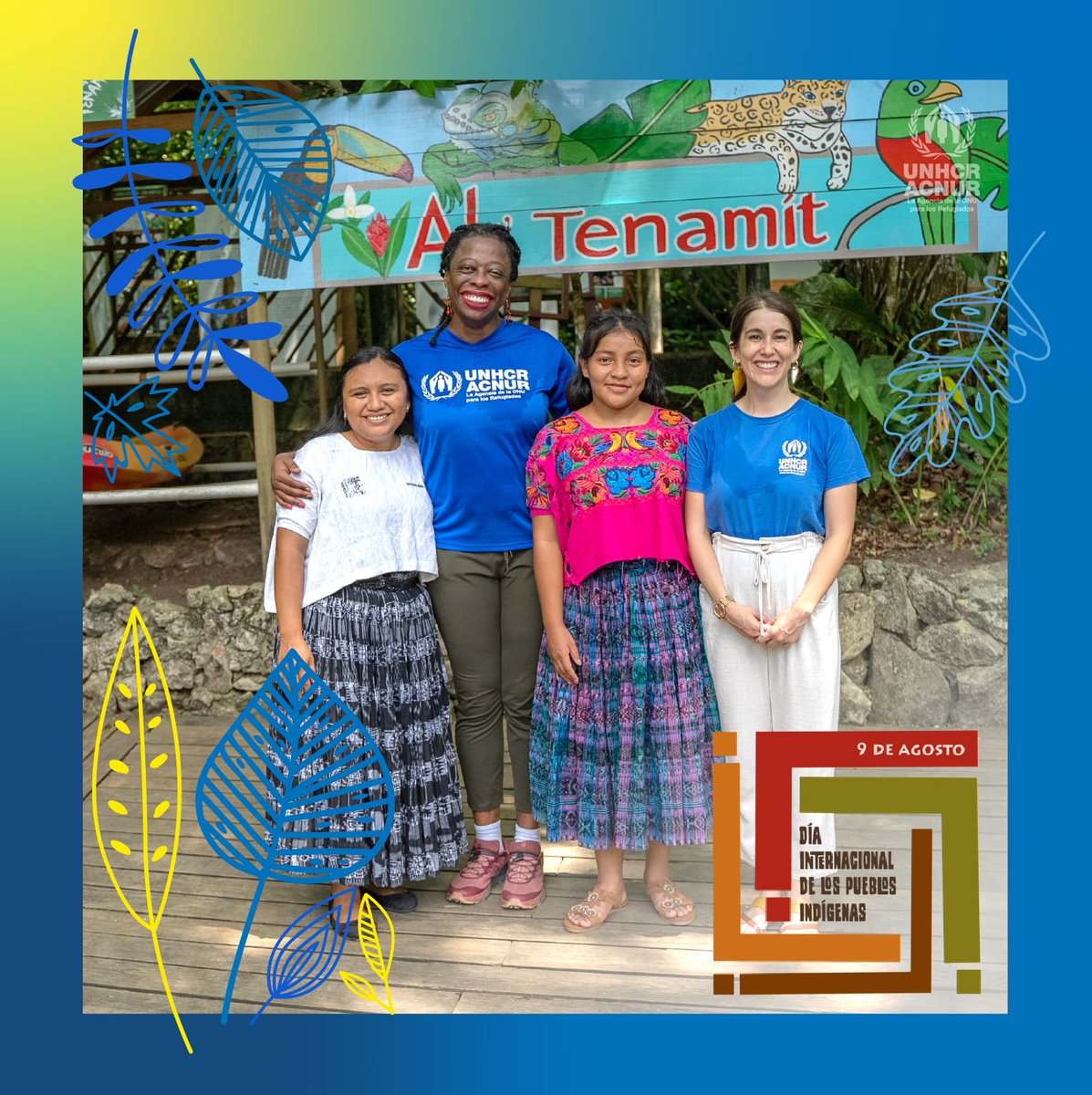 BesemObenson's tweet photo. Nos unimos a la conmemoración del #DíadelosPueblosindígenas

Una ocasión para honrar a las comunidades guatemaltecas y reiterar el apoyo de @ACNURamericas🇬🇹 a sus iniciativas de protección y liderazgo🫱🏻‍🫲🏽 https://t.co/JsiPnHwrCW