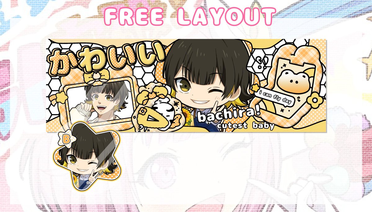 💛BACHIRA LAYOUT GIVEAWAY💛

halo! berhubung kemarin bachira ultah, aku mau bagi bagi dua layout dibawah untuk dua org yg beruntung! syaratnya RT&amp;LIKE tweet ini sama RT tweet layout yg kalian mau dibawah 
sfu. #zonauang