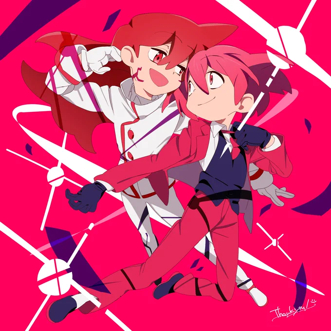 佐藤明日香さま()にSkebをご依頼してうちの子の梅乃くんと八津くんを描いていただいたゾ! 細かいところまで「それ最高」がたくさん……!たまらんねありがとうございました!!