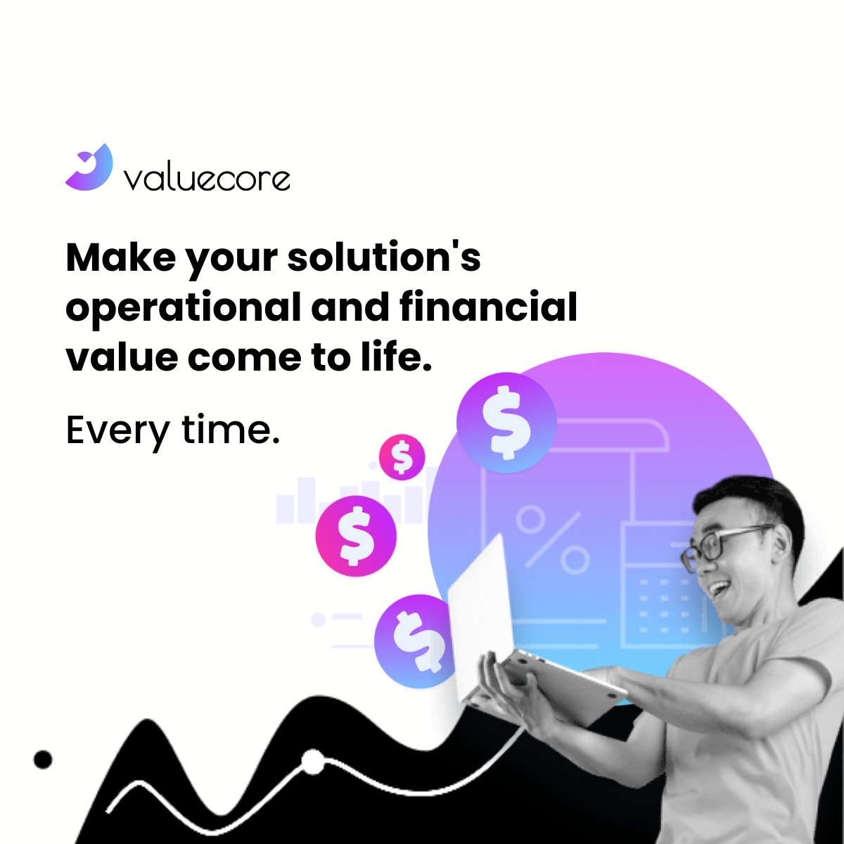 Equip your sales team to sell based on value by embedding dynamic ROI data and calculations into your sales presentations and proposals. 

Check out our visual value selling solution: bit.ly/3pbxYHp

#ValueCore #ValueSelling #ROI #Sales #DataVisualization