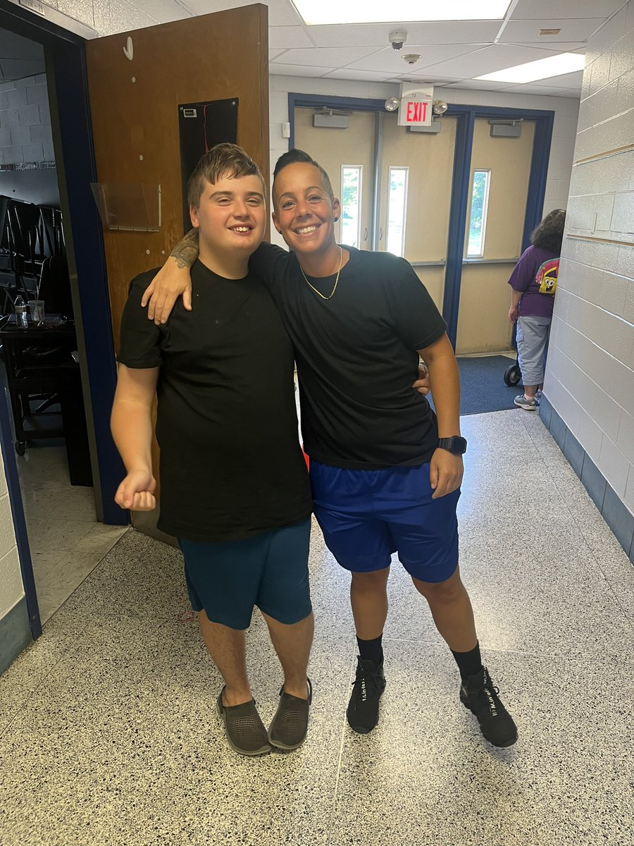 when you match your gym teacher  😂