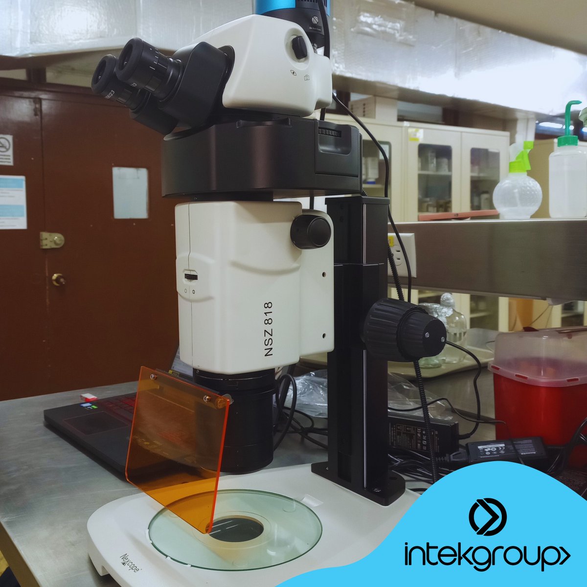 Intek_Group's tweet photo. En Intek estamos orgullosos de ser parte de grandes proyectos, aquí una instalación de nuestro estereomicroscopio

Este estereo, es utilizado para investigación científica, utiliza un sistema óptico paralelo y apocromático para mostrar el verdadero color y forma de las muestras. https://t.co/xTan2ADPPp