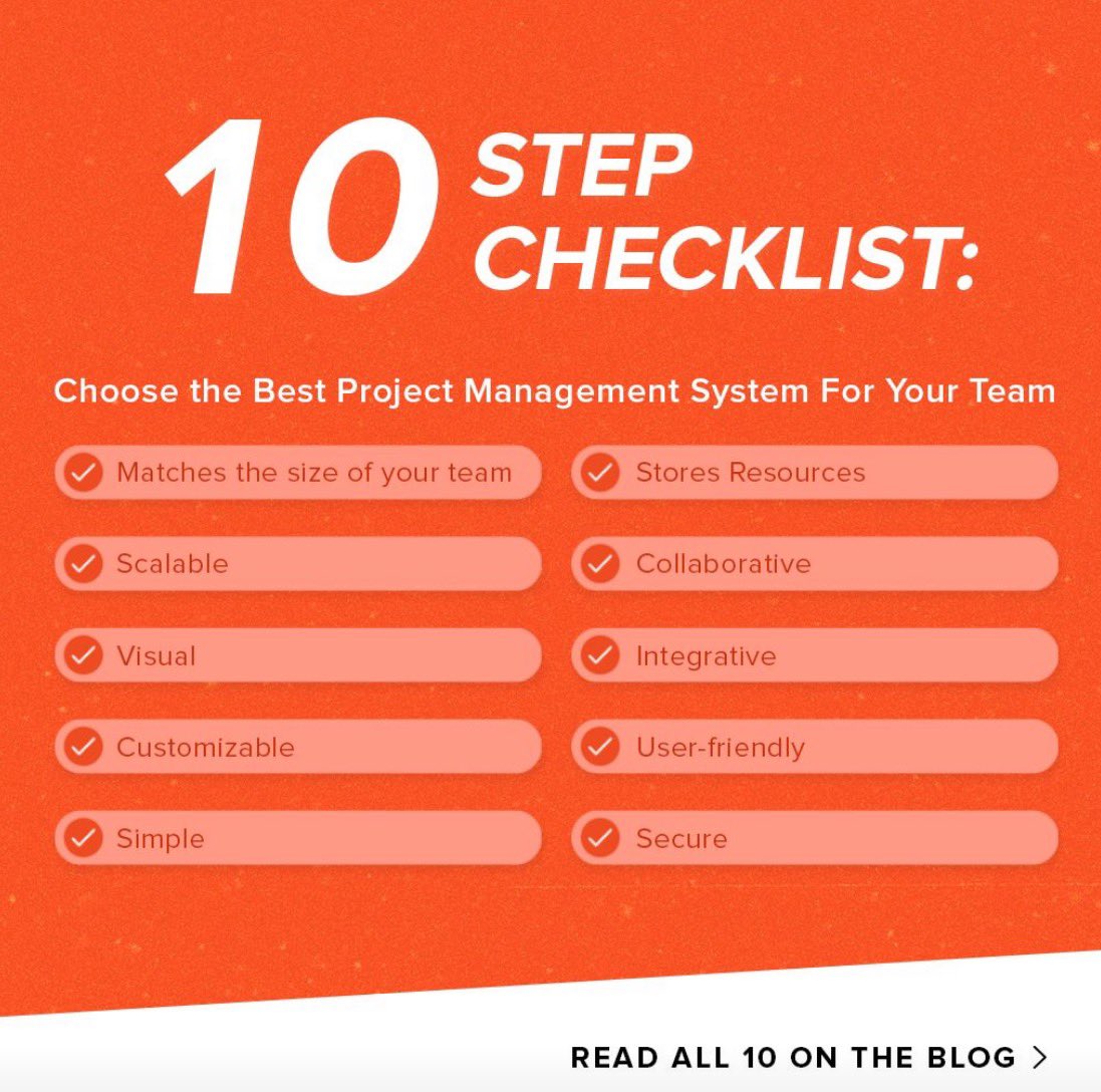 SentVentures's tweet image. How do you choose the best project management system for your team? 

Check out our 10 Step Checklist, for starters. 

Read the full blog through the link in our bio.