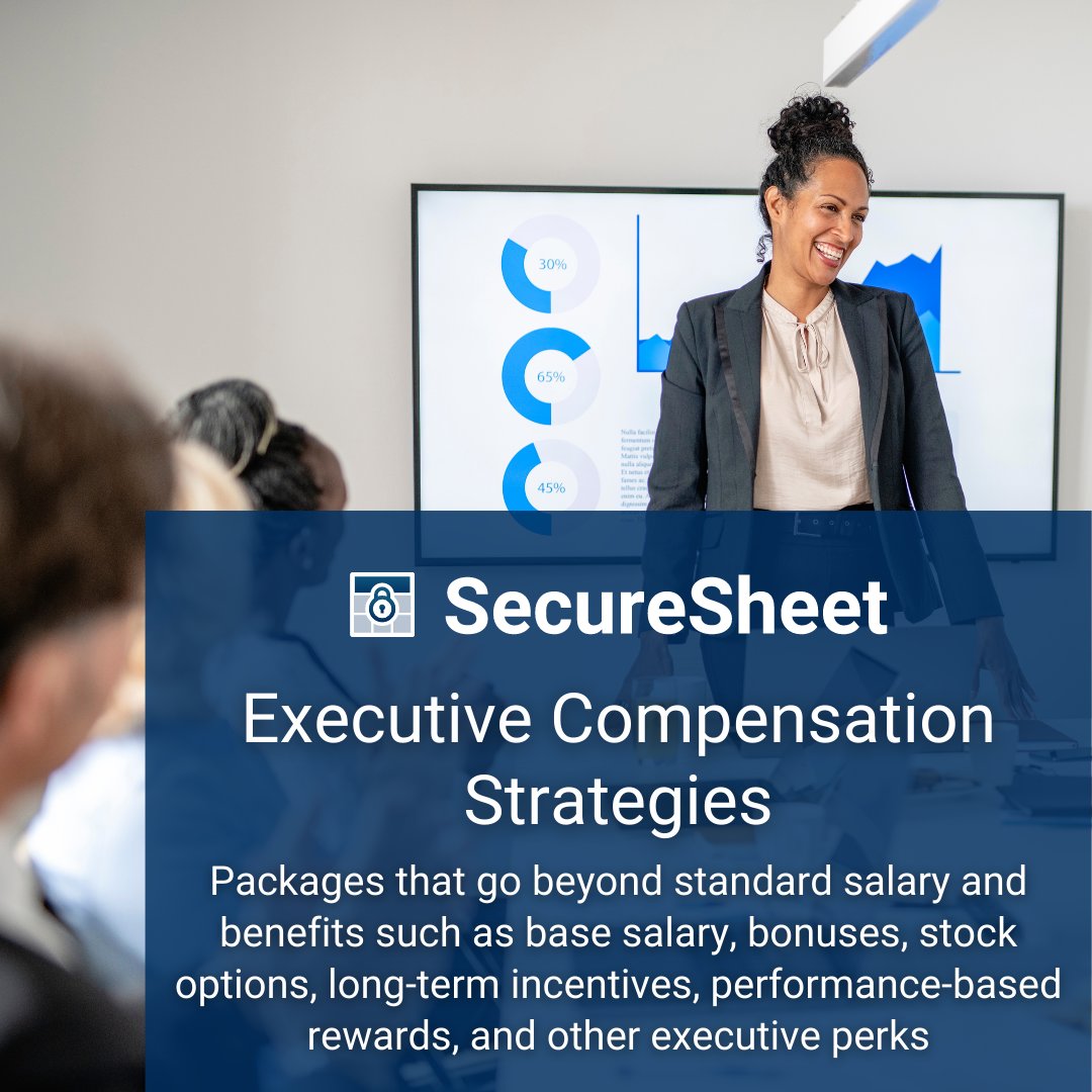 Discover how #SecureSheet help manage #ExecutiveCompensation.💼 #TopTalentRetention w/competitive packages, performance rewards, & perks. 📊Demo our real-time analytics and data-driven decisions with SecureSheet.
securesheet.com
#CompensationStrategy #RemunerationPackages