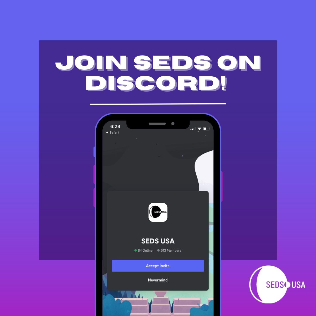sedsusa's tweet photo. Get direct access to our members and our student leadership - join our discord server today!

Sign up link in bio or at https://t.co/dt5CuVMCaX https://t.co/zXkkkRTaKC