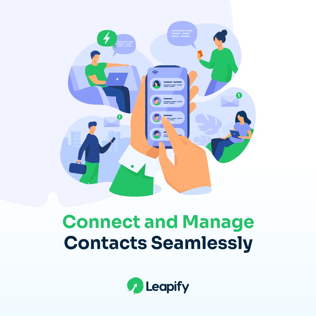 Tired of scattered contact information? 🤔

Gain a comprehensive understanding of your leads and customers with ease. 💪 Simplify your contact management today!

#leapify #contactmanagement #CRM #artificialintelligence