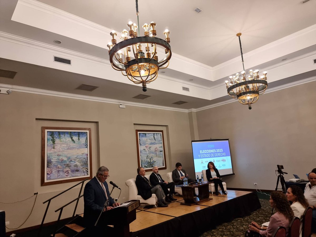 Iniciamos el Foro "Elecciones 2023 y Estado de Derecho' #Elecciones2023